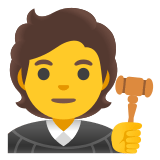🧑‍⚖️ Richter(in) Emoji von Google