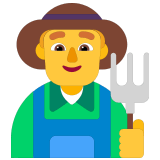 👨‍🌾 Bauer Emoji von Microsoft