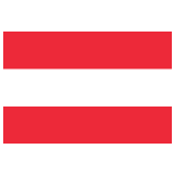 🇦🇹 Flagge: Österreich Emoji von Google