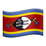 🇸🇿 Flag: Eswatini, Emoji by Apple