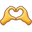 🫶 Heart Hands, Emoji by Samsung