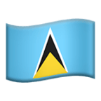 🇱🇨 Flagge: St. Lucia Emoji von Microsoft