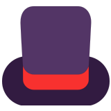 🎩 Top Hat, Emoji by Microsoft