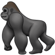 🦍 Gorilla Emoji von Samsung