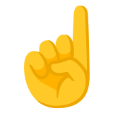 ☝️ Index Pointing Up, Emoji by Google