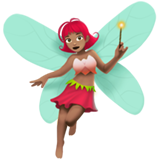 🧚🏽‍♀️ Woman Fairy: Medium Skin Tone, Emoji by Apple
