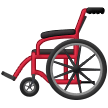 🦽 Manueller Rollstuhl Emoji von Samsung