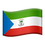 🇬🇶 Drapeau : Guinée Équatoriale Emoji par Apple