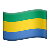 🇬🇦 Drapeau : Gabon Emoji par Apple