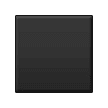 ◼️ Carré Moyen Noir Emoji par Samsung