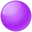 🟣 Disque Violet Emoji par Samsung