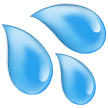 💦 Sweat Droplets, Emoji by Samsung