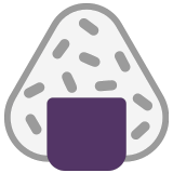 🍙 Rice Ball, Emoji by Microsoft