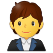 🧑‍💼 Büroangestellte(r) Emoji von Samsung