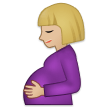🤰🏼 Беременная Женщина: Светлый Тон Кожи, смайлик от Samsung