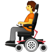 🧑‍🦼 Person in Motorisiertem Rollstuhl Emoji von Samsung