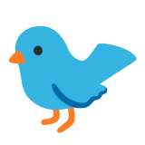 🐦 Vogel Emoji von Google