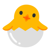 🐣 Hatching Chick, Emoji by Google