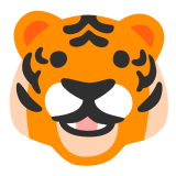 🐯 Tiger Face, Emoji by Google