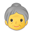 👵 Old Woman, Emoji by Samsung