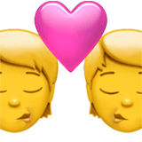 💏 Sich Küssendes Paar Emoji von Apple