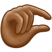 🤏🏾 Pinching Hand: Medium-Dark Skin Tone, Emoji by Samsung