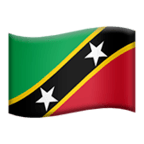 🇰🇳 Flagge: St. Kitts Und Nevis Emoji von Microsoft