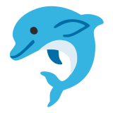 🐬 Delfin Emoji von Google