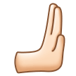🫸🏻 Main Qui Pousse Vers La Droite : Peau Claire Emoji par Samsung