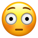 😳 Errötetes Gesicht Mit Großen Augen Emoji von Apple