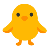 🐥 Front-Facing Baby Chick, Emoji by Google