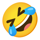 🤣 Rolling on The Floor Laughing, Emoji by Google