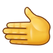 🫲 Leftwards Hand, Emoji by Samsung