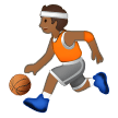 ⛹🏾 Баскетболист: Темный Тон Кожи, смайлик от Samsung