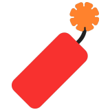 🧨 Firecracker, Emoji by Microsoft