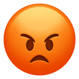😡 Enraged Face, Emoji by Apple