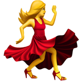 💃 Танцующая Женщина, смайлик от Apple