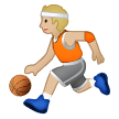 ⛹🏼 Баскетболист: Светлый Тон Кожи, смайлик от Samsung