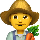 👨‍🌾 Мужчина-Фермер, смайлик от Apple