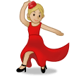 💃🏼 Woman Dancing: Medium-Light Skin Tone, Emoji by Samsung