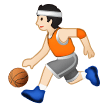 ⛹🏻 Баскетболист: Очень Светлый Тон Кожи, смайлик от Samsung