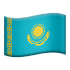 🇰🇿 Флаг: Казахстан, смайлик от Microsoft