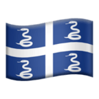 🇲🇶 Flagge: Martinique Emoji von Microsoft