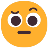 🤨 Gesicht Mit Hochgezogenen Augenbrauen Emoji von Microsoft