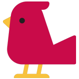 🐦 Oiseau Emoji par Microsoft