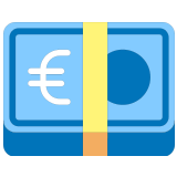 💶 Euro-Banknote Emoji von Microsoft