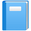 📘 Blaues Buch Emoji von Samsung