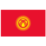 🇰🇬 Flag: Kyrgyzstan, Emoji by Google