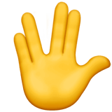 🖖 Vulcan Salute, Emoji by Apple