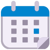 📆 Abreißkalender Emoji von Microsoft